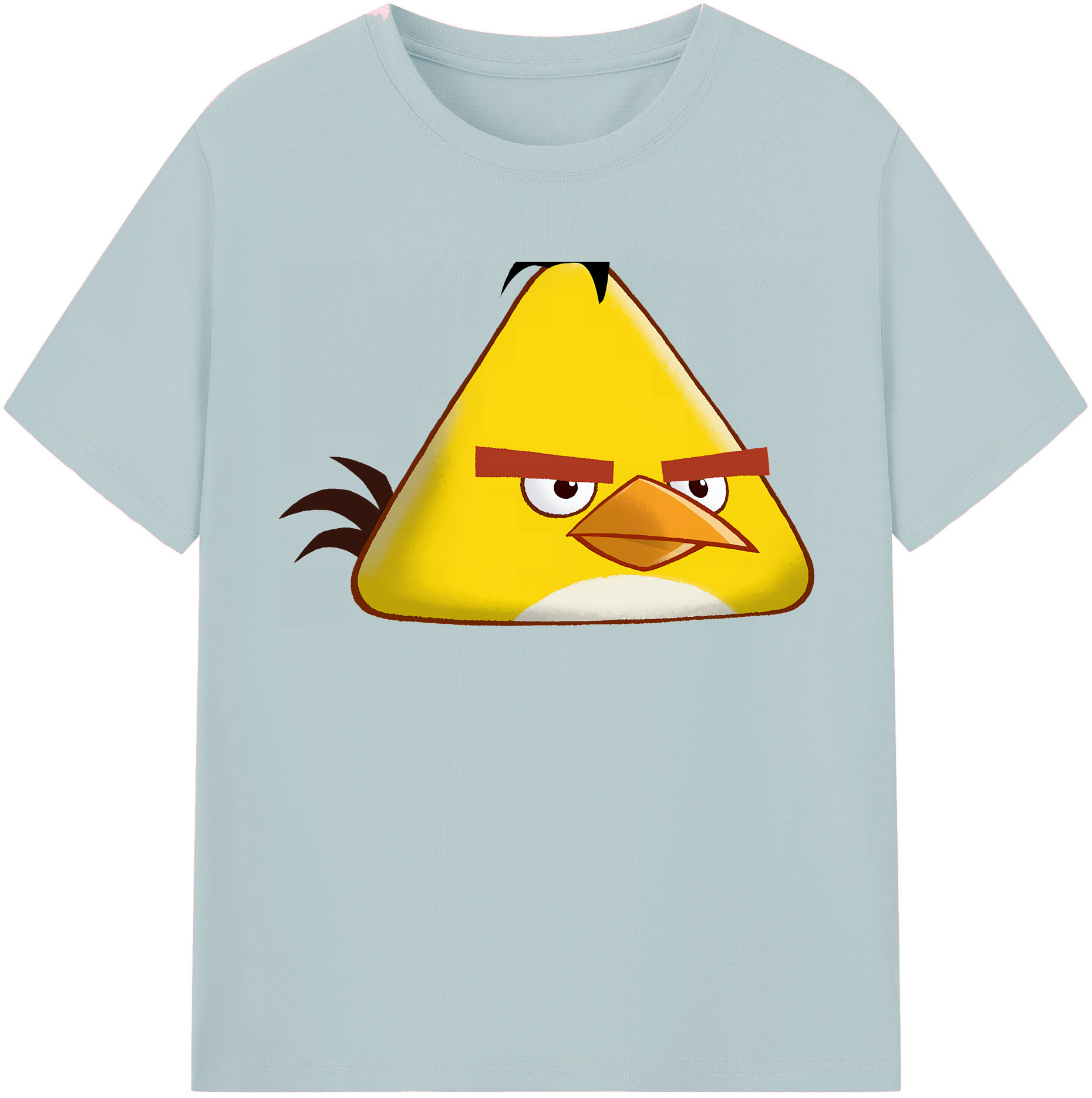 （画像用） Angry Birds アングリーバード 綿100％半袖Tシャツ（フロントプリント）